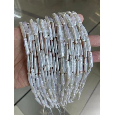 freshwater stick pearl beaded strands for wholesale